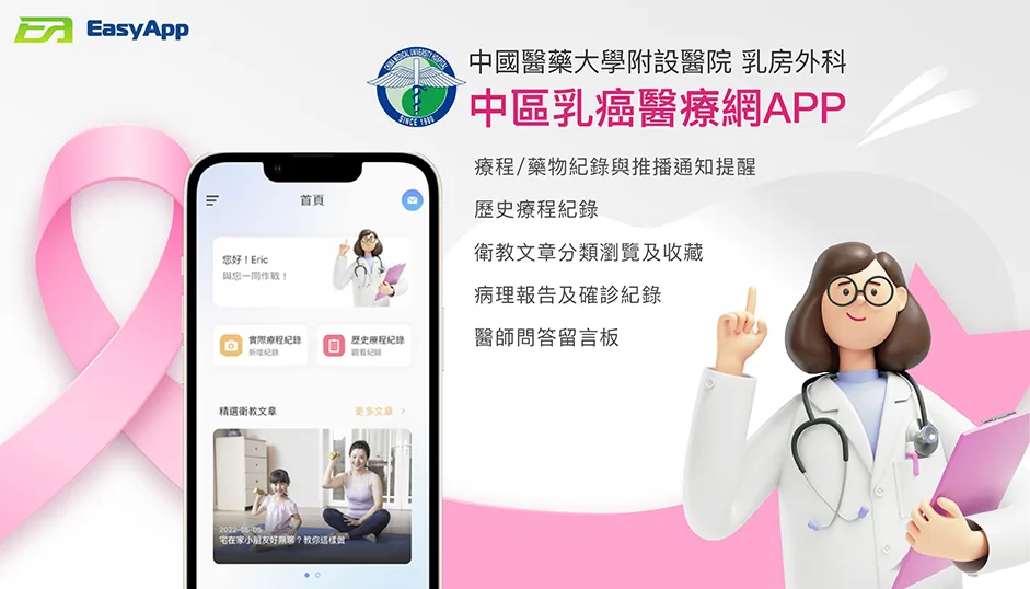 中國醫乳癌醫療APP